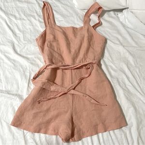 H&M romper linen blend